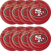 San Francisco 49ers Paper Plates (8/Pkg)
