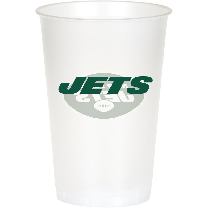New York Jets 20 oz Plastic Cup (8/Pkg)