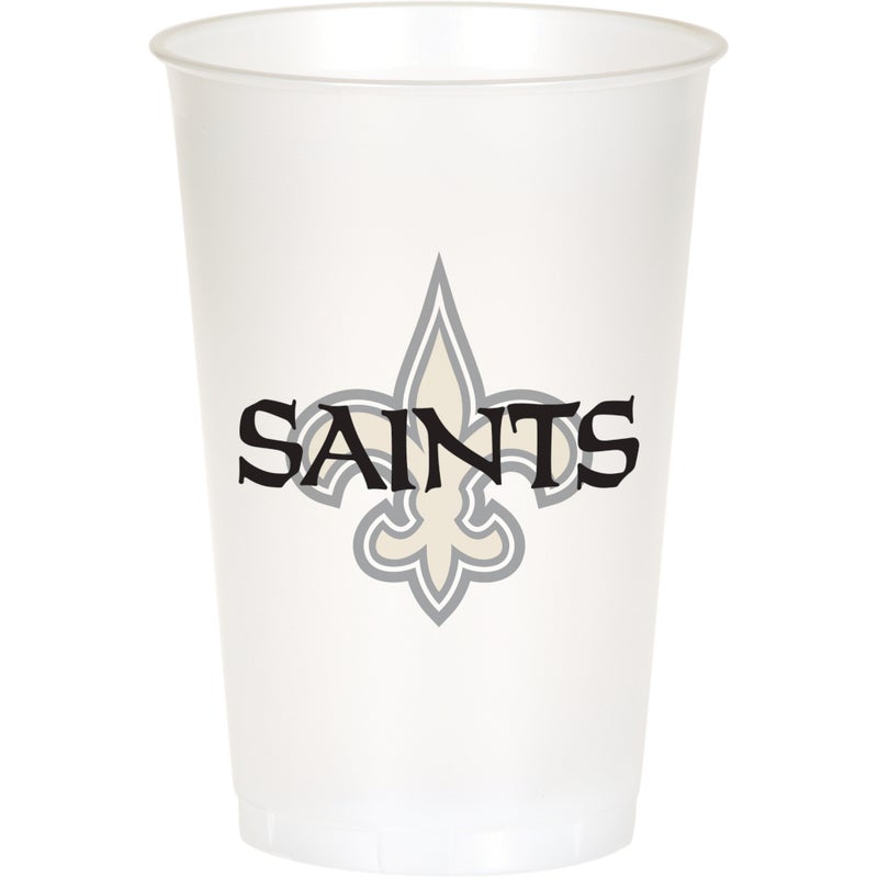 New Orleans Saints Plastic Cup, 20 Oz (8/Pkg)