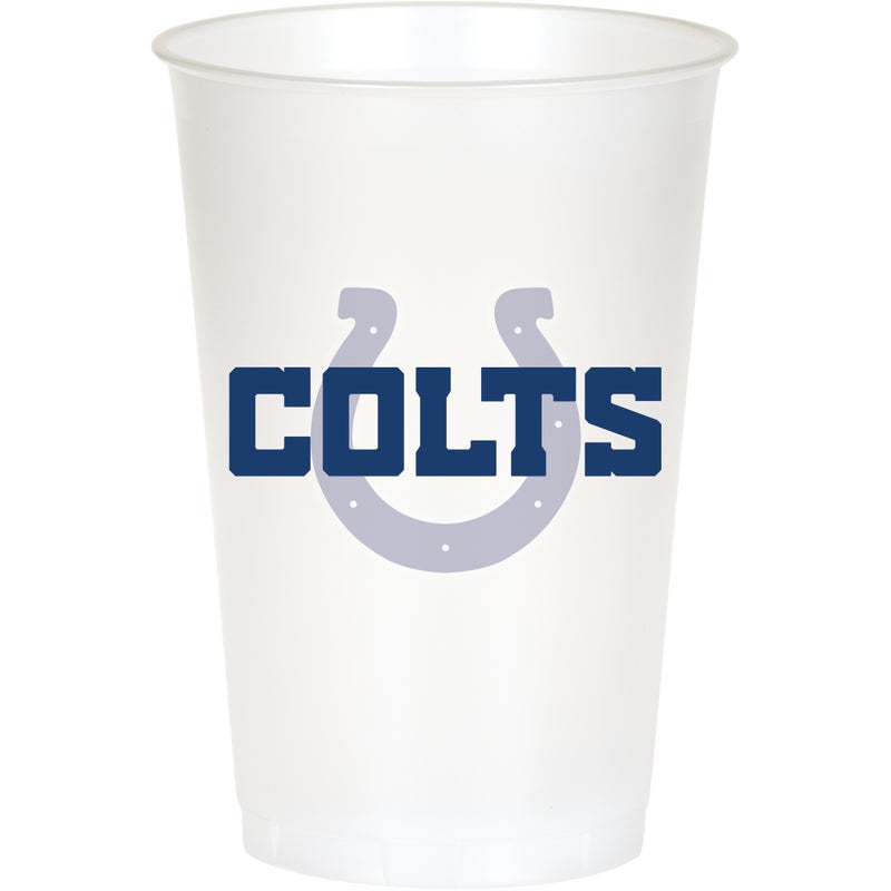 96/Case Bulk Indianapolis Colts 20 oz Plastic Cups