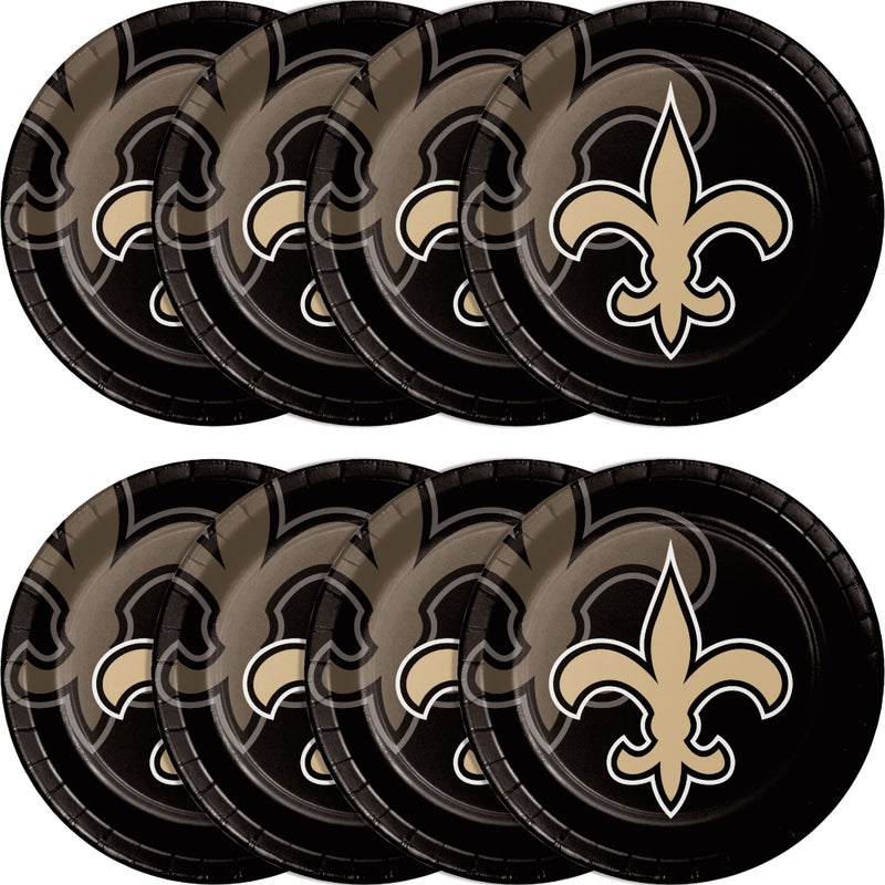 New Orleans Saints Paper Plates (8/Pkg)