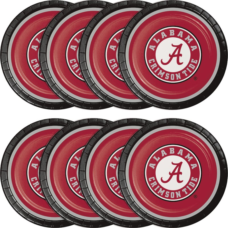 Alabama Crimson Tide Paper Plates (8/Pkg)