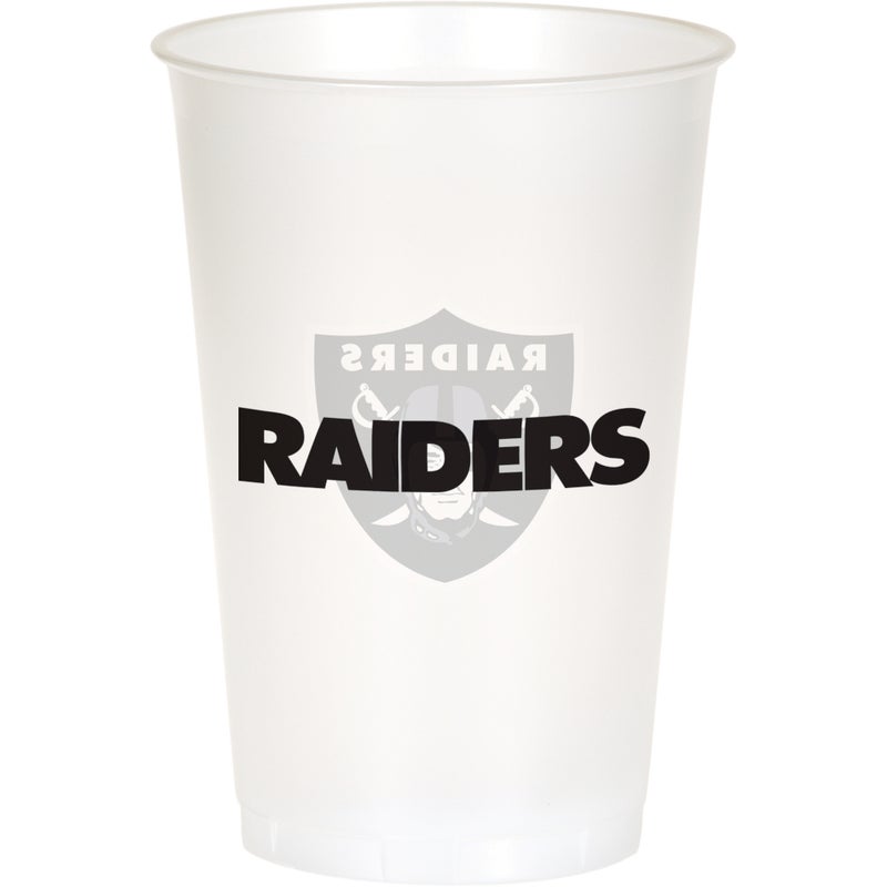96/Case Bulk Las Vegas Raiders 20 oz Plastic Cups