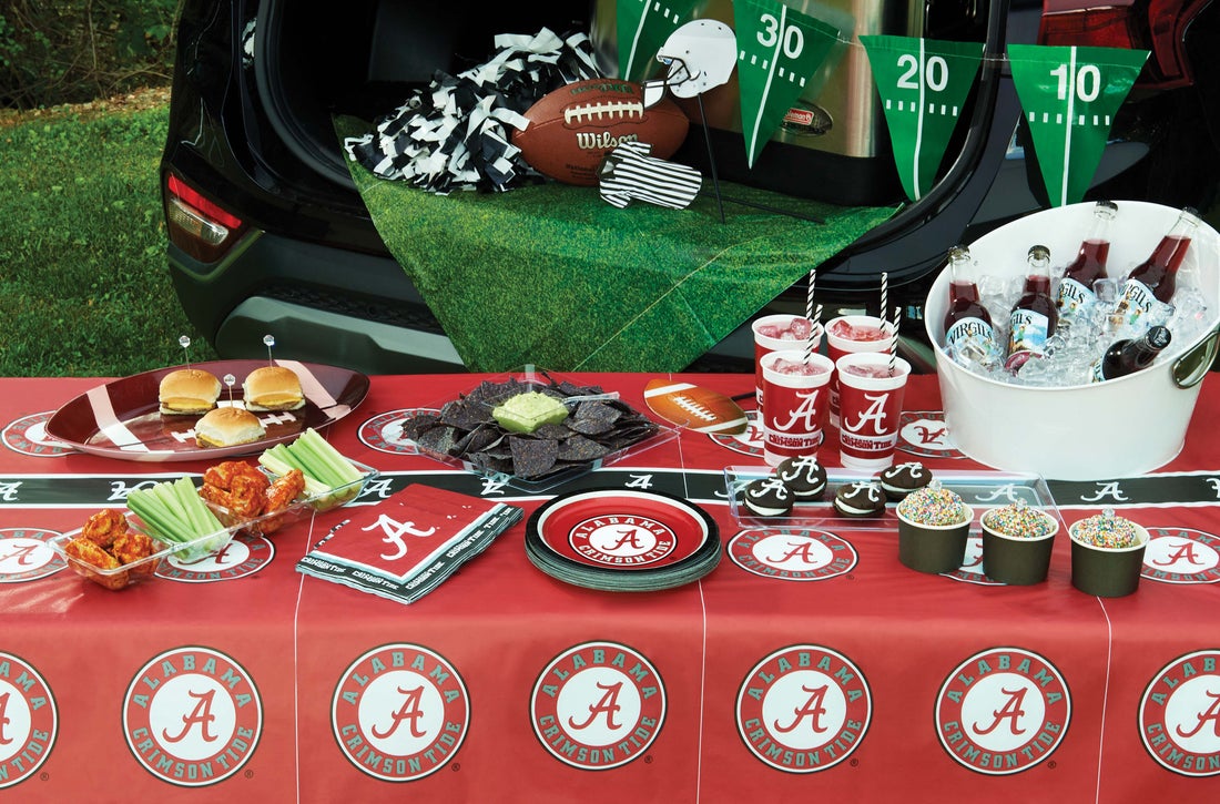 Alabama Crimson Tide Plastic Table Cover, 54"x108"
