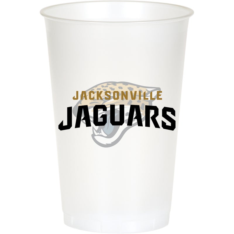 Jacksonville Jaguars Plastic Cup, 20 Oz (8/Pkg)