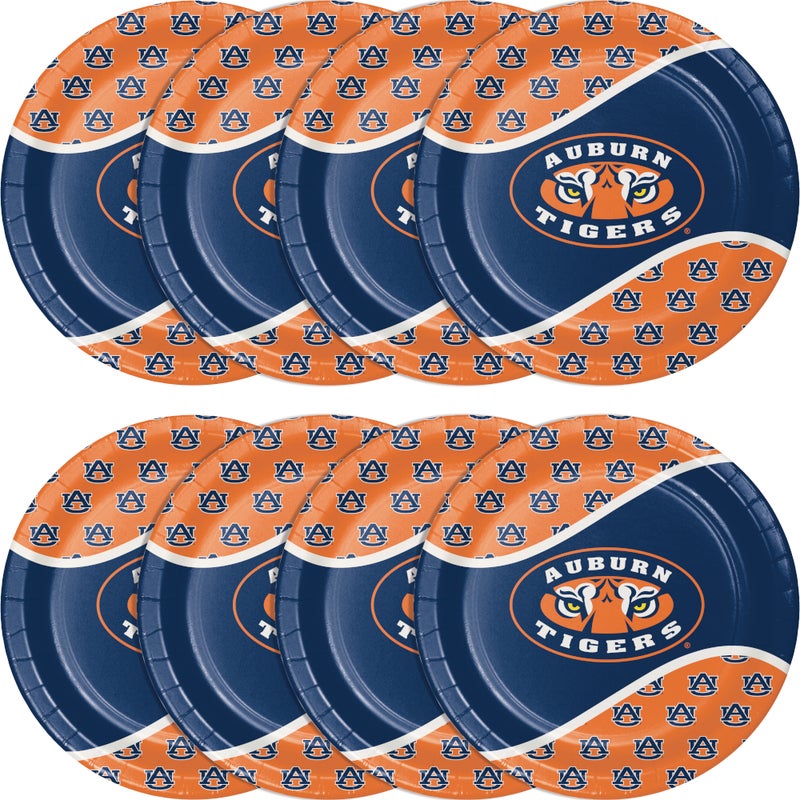 Auburn Tigers Paper Plates (8/Pkg)