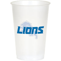 Detroit Lions Plastic Cup, 20 Oz (8/Pkg)
