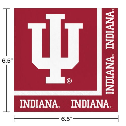 Indiana Hoosiers Luncheon Napkin (20/Pkg)