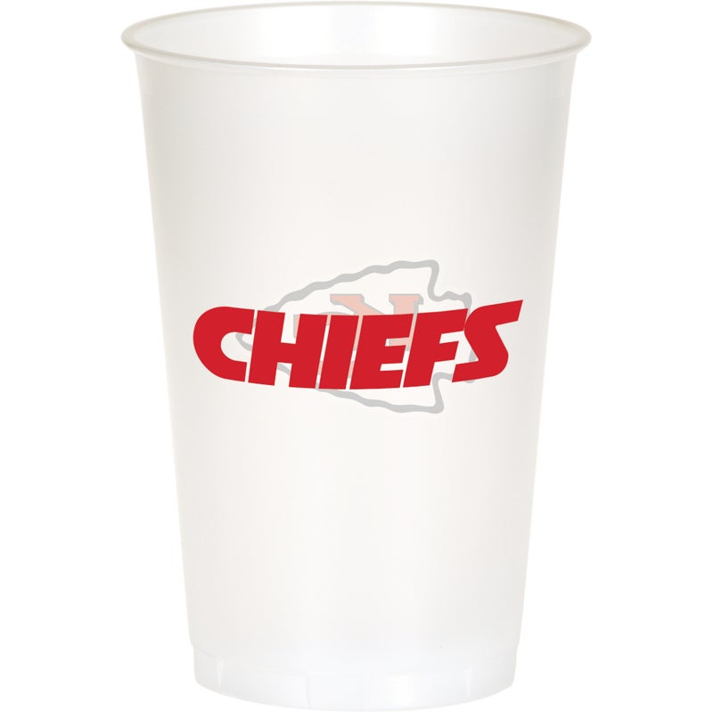 Kansas City Chiefs Plastic Cup, 20 Oz (8/Pkg)