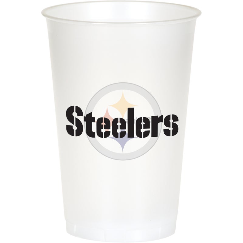 Pittsburgh Steelers Plastic Cup, 20 Oz (8/Pkg)