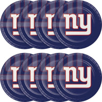 New York Giants Paper Plates (8/Pkg)