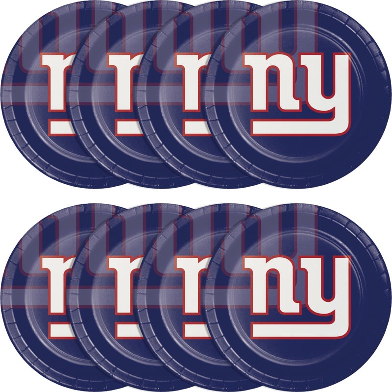 96/Case Bulk New York Giants Dinner Plates