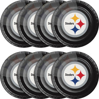 96/Case Bulk Pittsburgh Steelers Dinner Plates