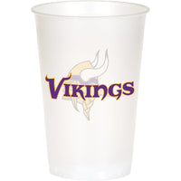 Minnesota Vikings Plastic Cup, 20 Oz (8/Pkg)
