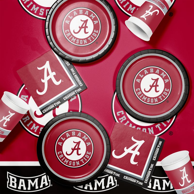 Alabama Crimson Tide Plastic Table Cover, 54"x108"