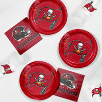 96/Case Bulk Tampa Bay Buccaneers Dinner Plates