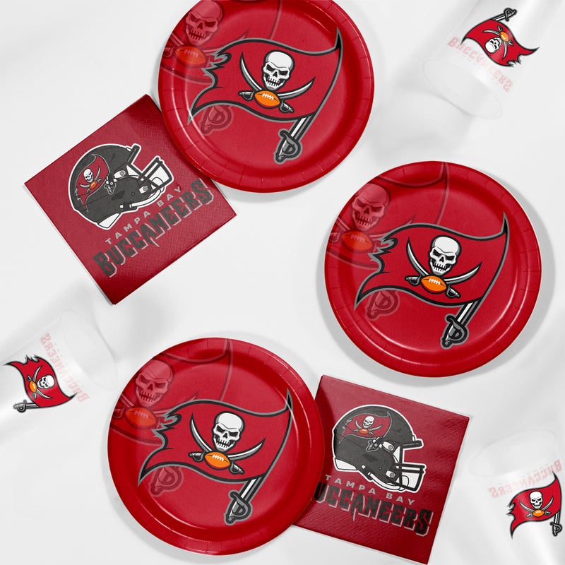 Tampa Bay Buccaneers Paper Plates (8/Pkg)