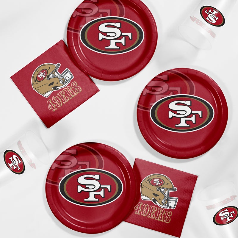 96/Case Bulk San Francisco 49ers 20 oz Plastic Cups