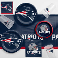 New England Patriots Paper Plates (8/Pkg)