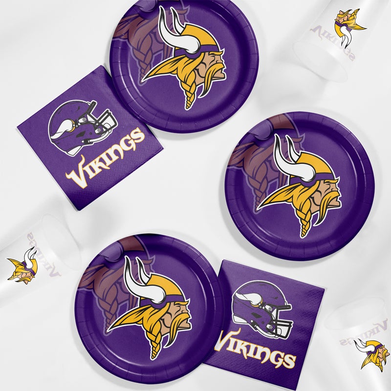 Minnesota Vikings Paper Plates (8/Pkg)