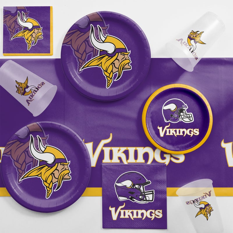 Minnesota Vikings Paper Plates (8/Pkg)