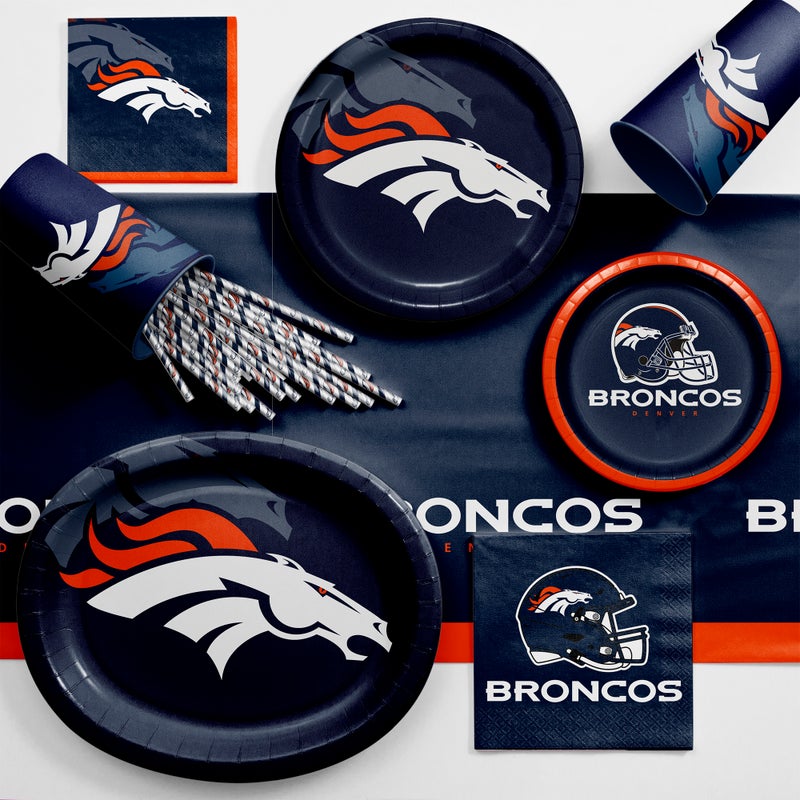 96/Case Bulk Denver Broncos 20 oz Plastic Cups