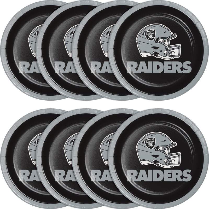 96/Case Bulk Las Vegas Raiders Dessert Plates