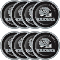 Las Vegas Raiders Paper Dessert Plates (8/Pkg)