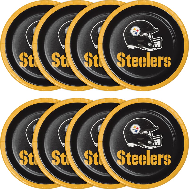 Pittsburgh Steelers Paper Dessert Plates (8/Pkg)