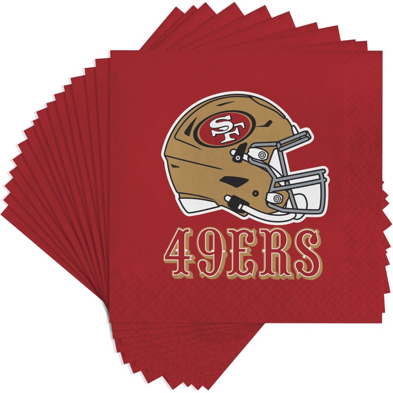 San Francisco 49ers Napkins (16/Pkg)