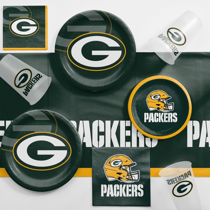 96/Case Bulk Green Bay Packers 20 oz Plastic Cups