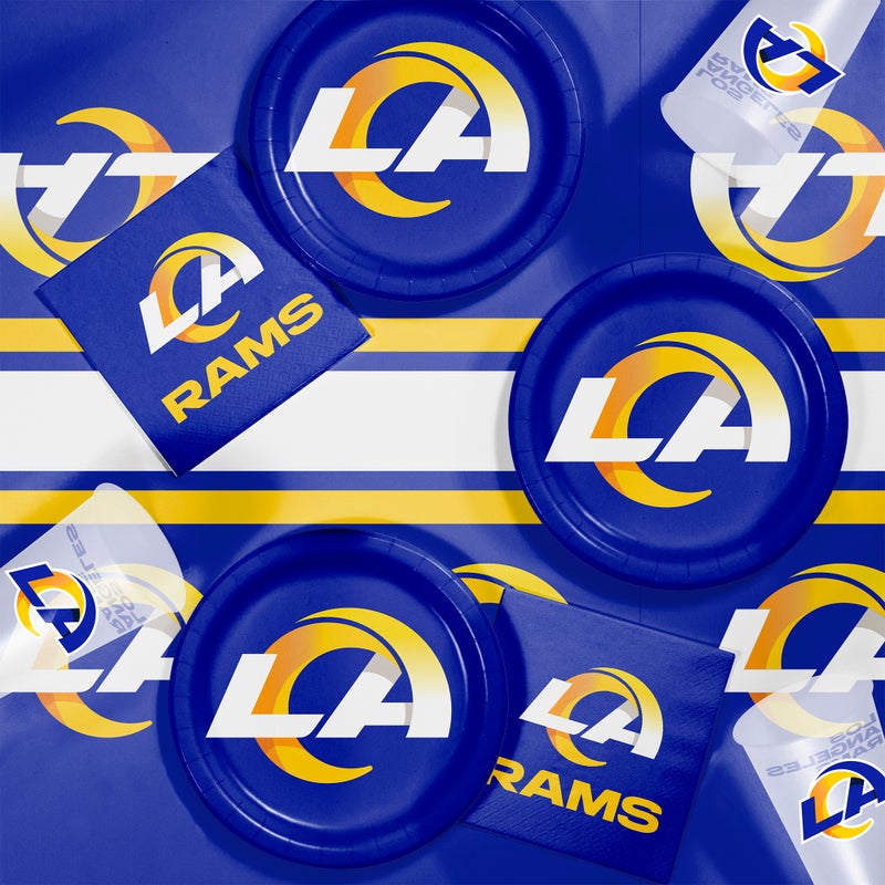 Los Angeles Rams Dinner Plate (8/Pkg)