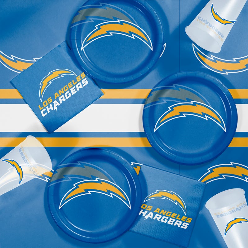 Los Angeles Chargers Plastic Tablecover, 54"x102"