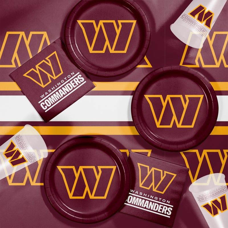Washington Commanders Plastic Tablecover