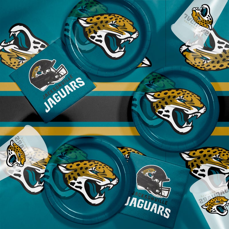 Jacksonville Jaguars Plastic Table Cover, 54" X 102"