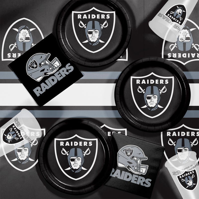 Las Vegas Raiders Paper Dessert Plates (8/Pkg)