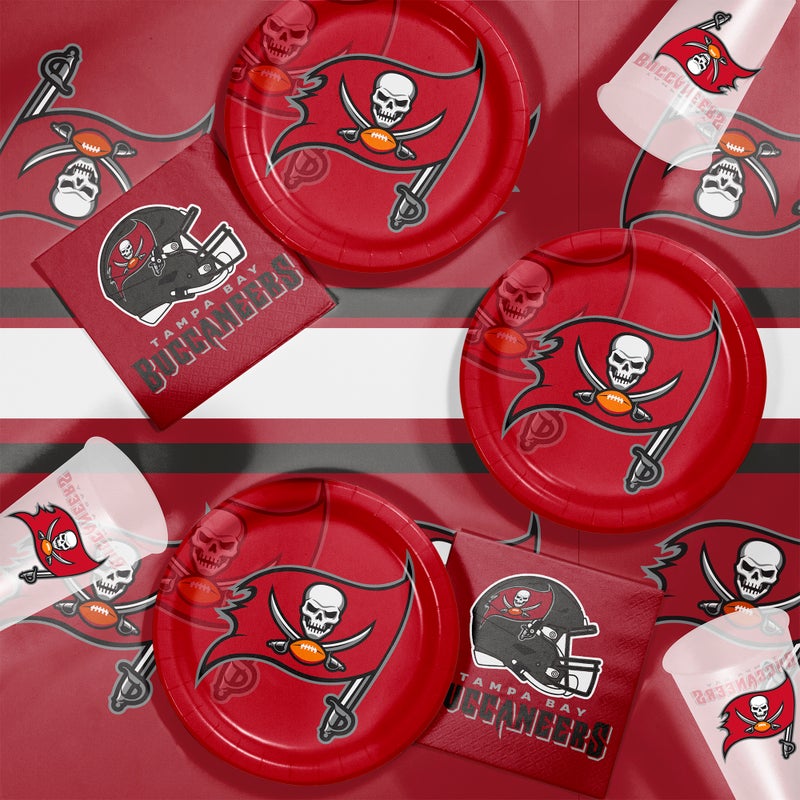 Tampa Bay Buccaneers Plastic Cup, 20 Oz (8/Pkg)