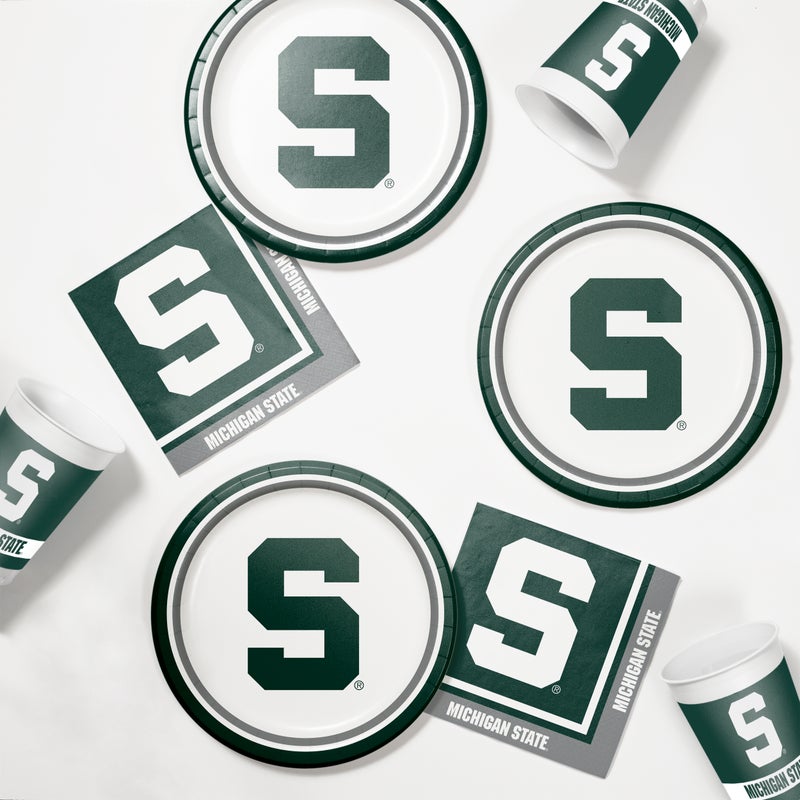 Michigan State Spartans Paper Plates (8/Pkg)