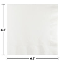 White Luncheon Napkin 2Ply (50/Pkg)
