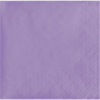 500 pc Bulk Luscious Lavender Luncheon Napkins 3 ply