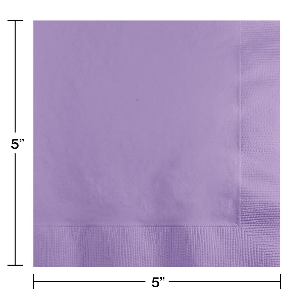 Luscious Lavender Beverage Napkin 2Ply (50/Pkg)