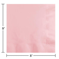 Classic Pink Beverage Napkin 2Ply (50/Pkg)