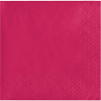 Hot Magenta Beverage Napkin 2Ply (50/Pkg)
