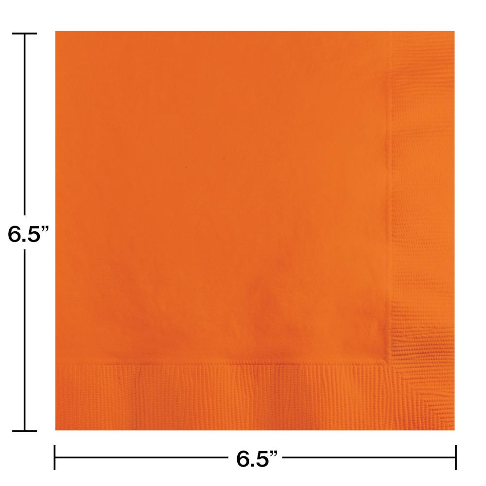 Sunkissed Orange Luncheon Napkin 2Ply (50/Pkg)