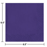 Purple Luncheon Napkin 2Ply (50/Pkg)
