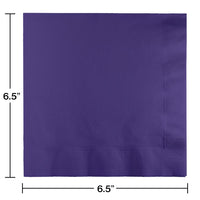 Purple Luncheon Napkin 2Ply (50/Pkg)