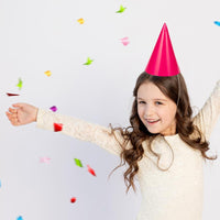 Neon Party Hats, 8 ct Party Decoration