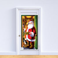Bulk Christmas Santa Door Cover (Case of 12) by Beistle