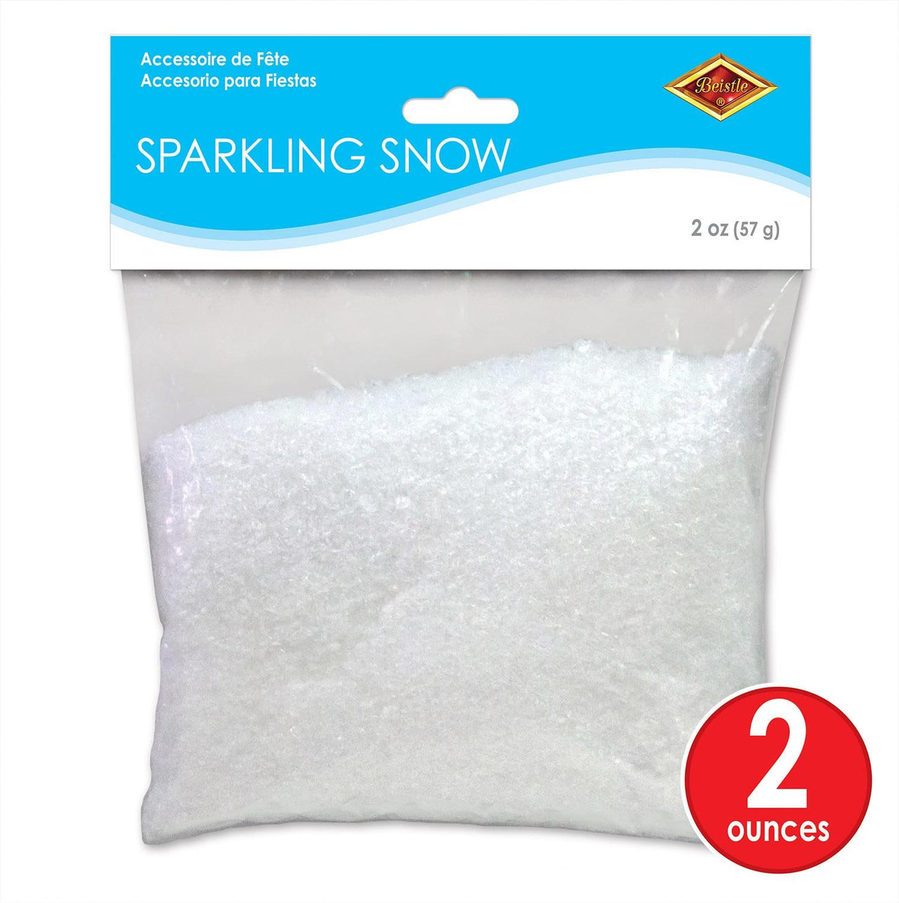 Bulk Sparkling Snow Decoration (12 Packages/Case) by Beistle