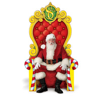 Beistle Christmas 3-D Santa's Throne Prop